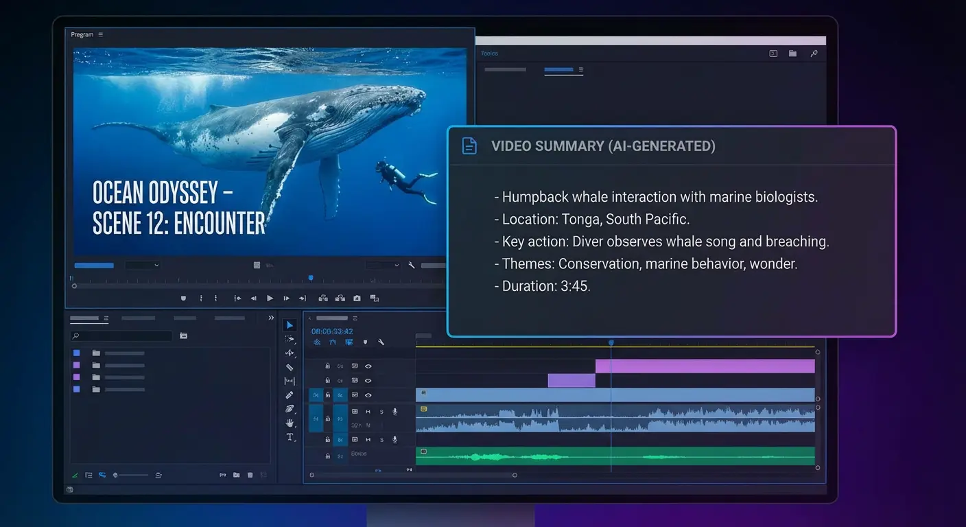 AI Video Summarizer interface - Memories.ai